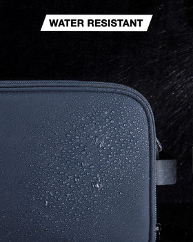 BAGSMART Toiletry Bag lifestyle scene with travel essentials