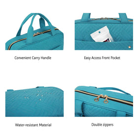 BAGSMART Toiletry Bag packed with toiletries and accessories
