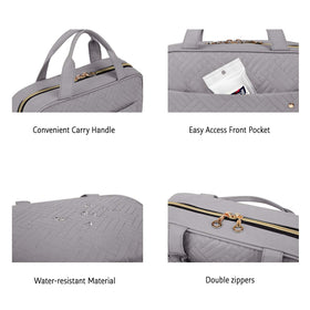 BAGSMART Toiletry Bag rolled up, showcasing compact size