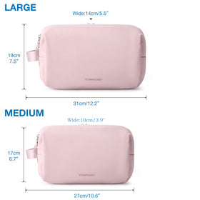 BAGSMART Toiletry Bag showcasing multiple pockets for organisation