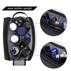 BAGSMART Toiletry Bag showing dual zipper design