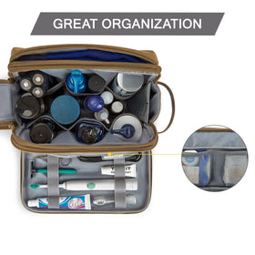 BAGSMART Toiletry Bag showing large capacity and compartments