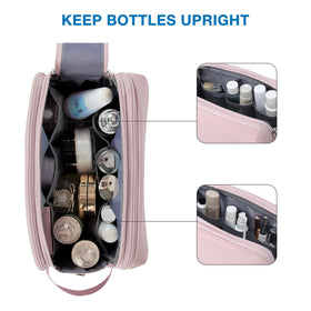 BAGSMART Toiletry Bag water-resistant material close-up