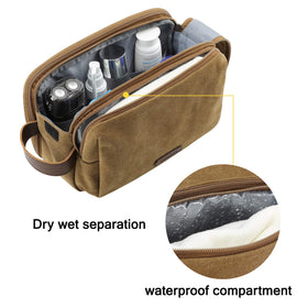 BAGSMART Toiletry Bag with elastic band design for organization