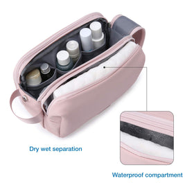 BAGSMART Toiletry Bag with front waterproof pocket