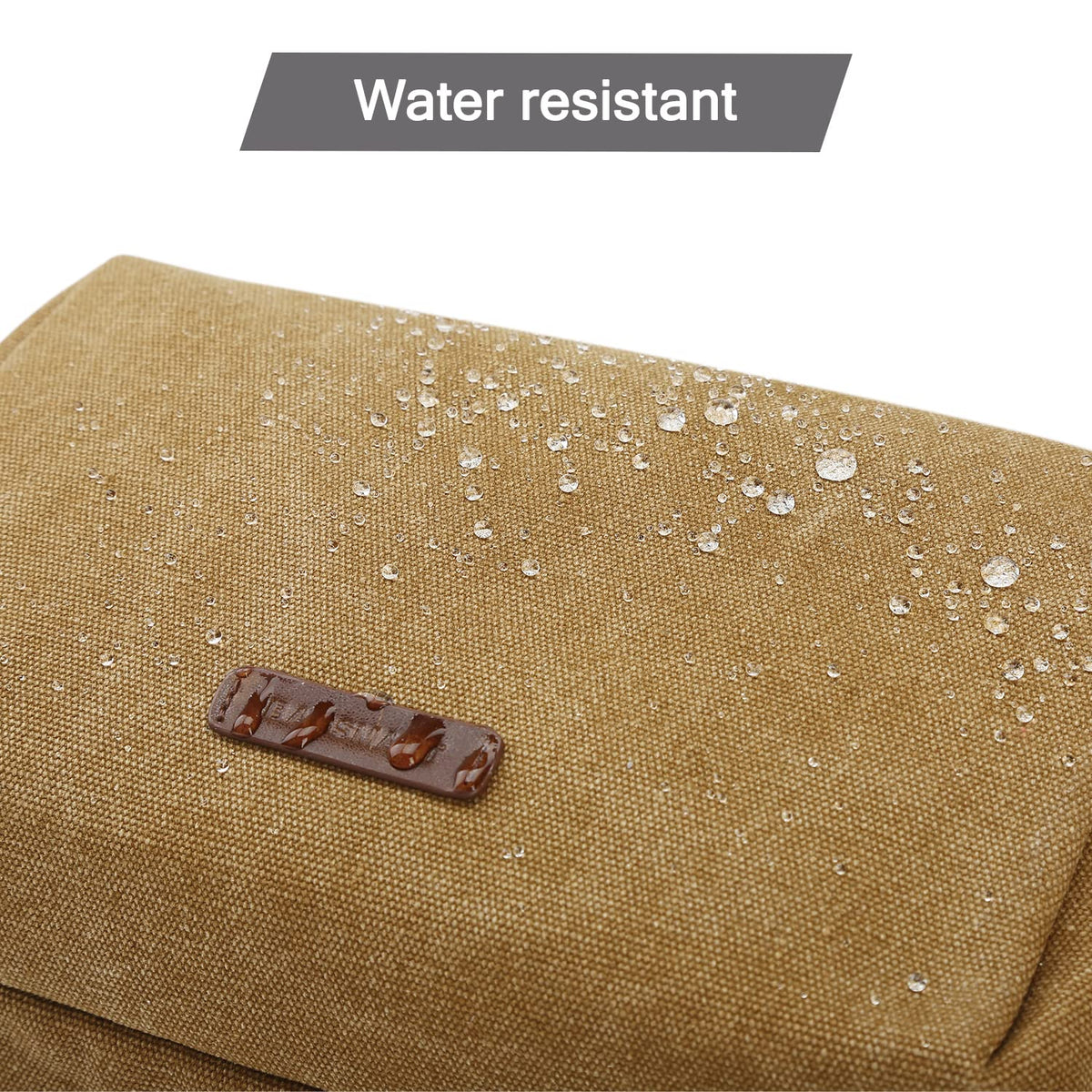 BAGSMART Toiletry Bag with two-sided zipper pockets