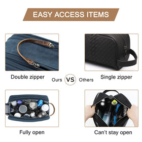 BAGSMART Toiletry Bag with various toiletries inside