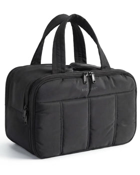 BAGSMART Travel Toiletry Bag front view in black