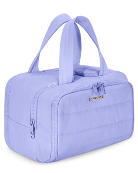 BAGSMART Travel Toiletry Bag front view in purple