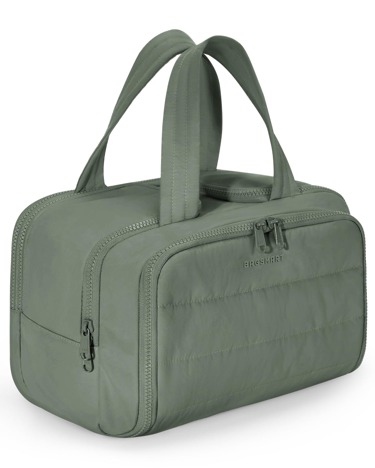 BAGSMART Travel Toiletry Bag Haze Green front view