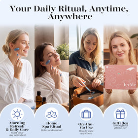 BAIMEI jade roller in a lifestyle setting