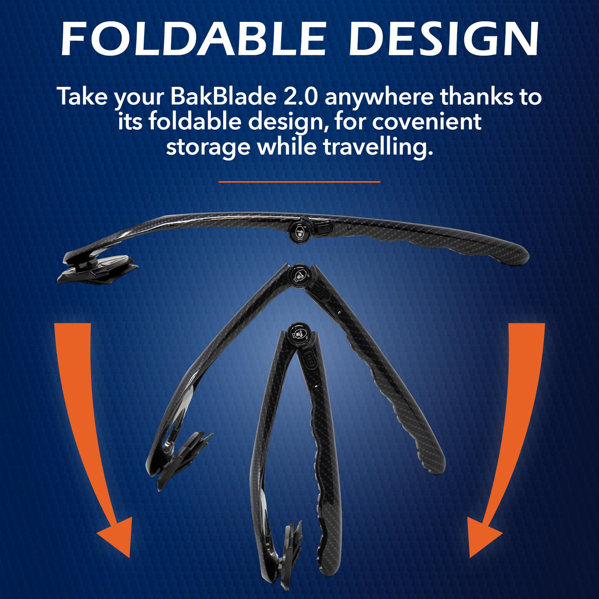 BAKBLADE 2.0 Back Shaver side view demonstrating length