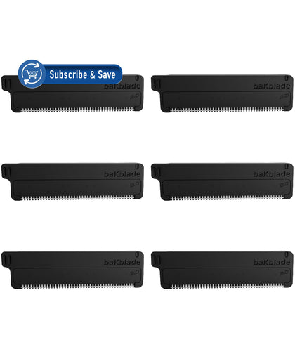 BAKBLADE 2.0 Refill Cartridges Bundle with 6 Dryglide blades