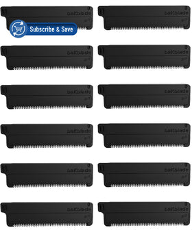 BAKBLADE Replacement Blade Cartridges 12 pack front view
