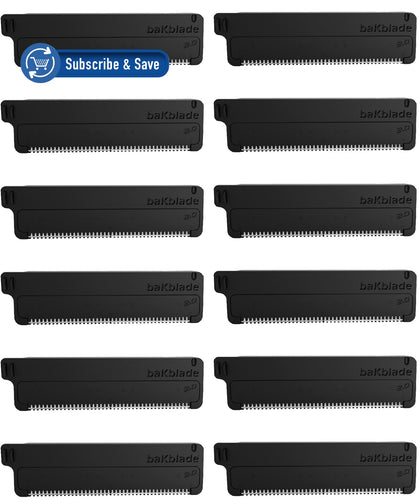 BAKBLADE Replacement Blade Cartridges 12 pack front view