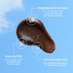 BALI BODY Deep Violet Self Tanning Mousse texture close-up