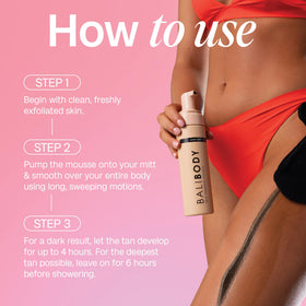 BALI BODY Ultra Dark Self Tanner Mousse lifestyle scene