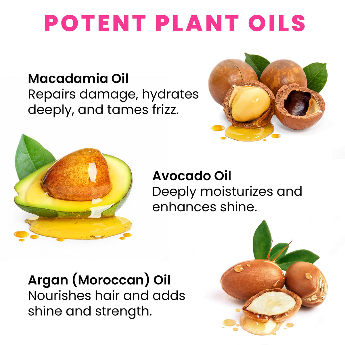 Bali Secret Hair Oil Capsules with argan and avocado oils