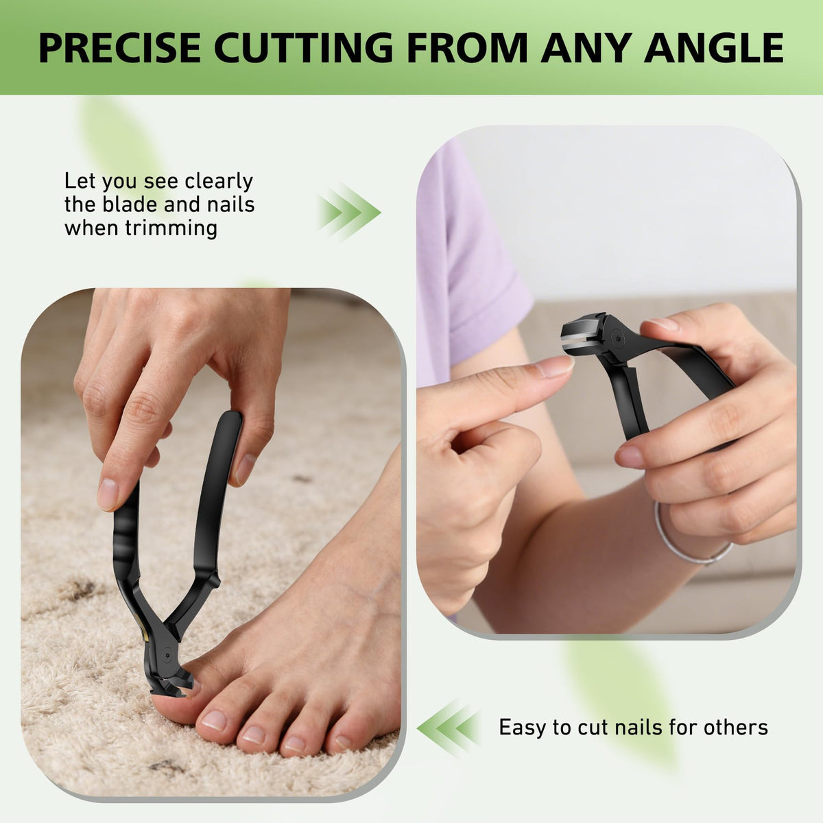 Baluca Ergonomic Nail Clipper with built-in nail catcher