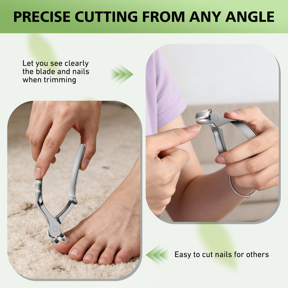 Baluca Ergonomic Nail Clipper with integrated nail catcher