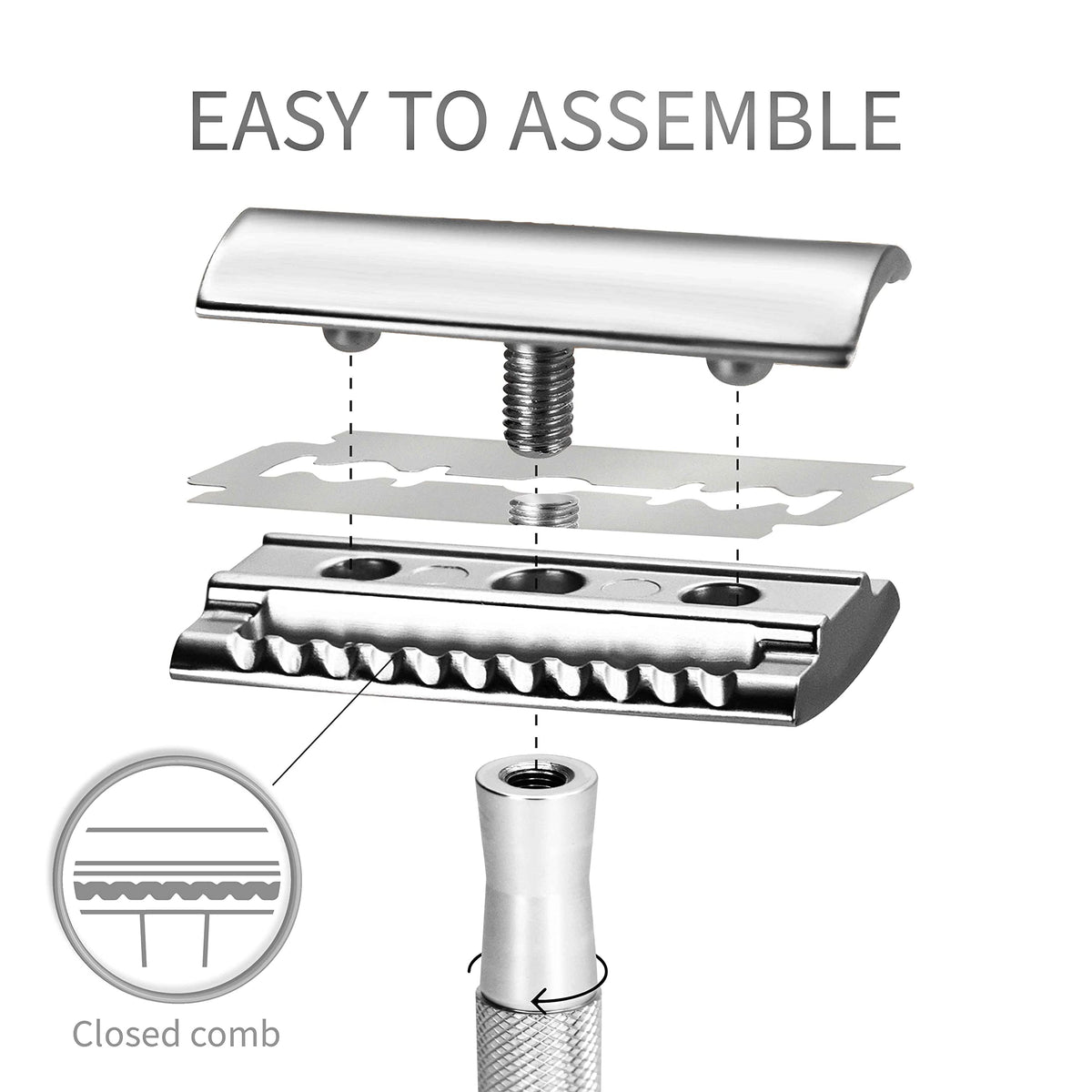 Bambaw Double Edge Razor in a lifestyle setting