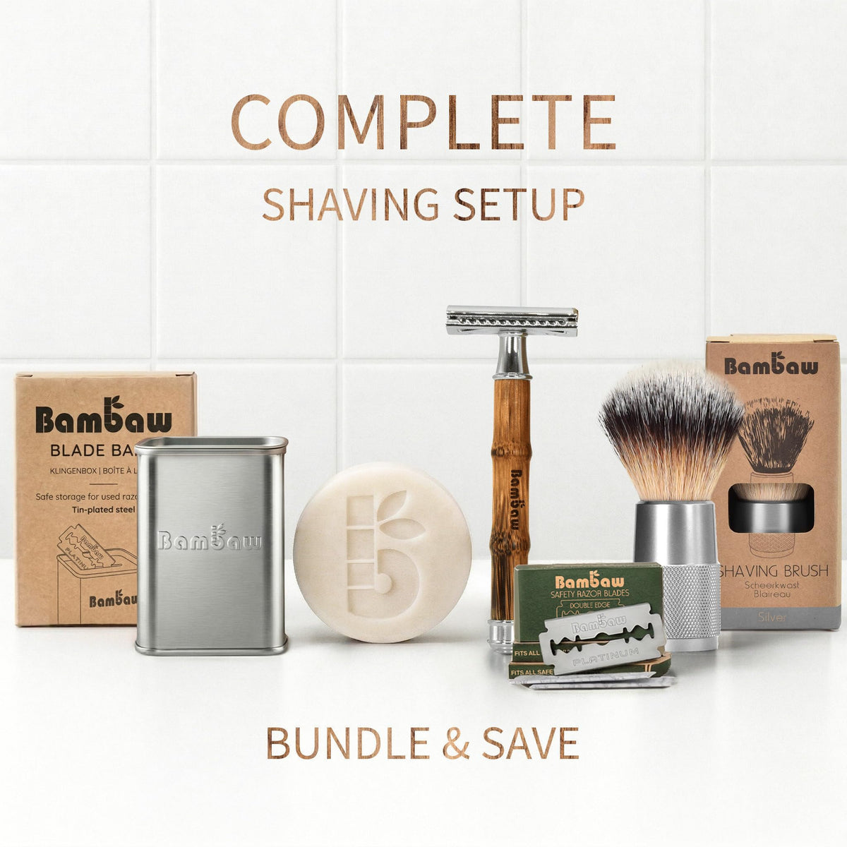 Bambaw Double Edge Safety Razor in a bathroom setting