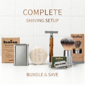 Bambaw Double Edge Safety Razor in a bathroom setting