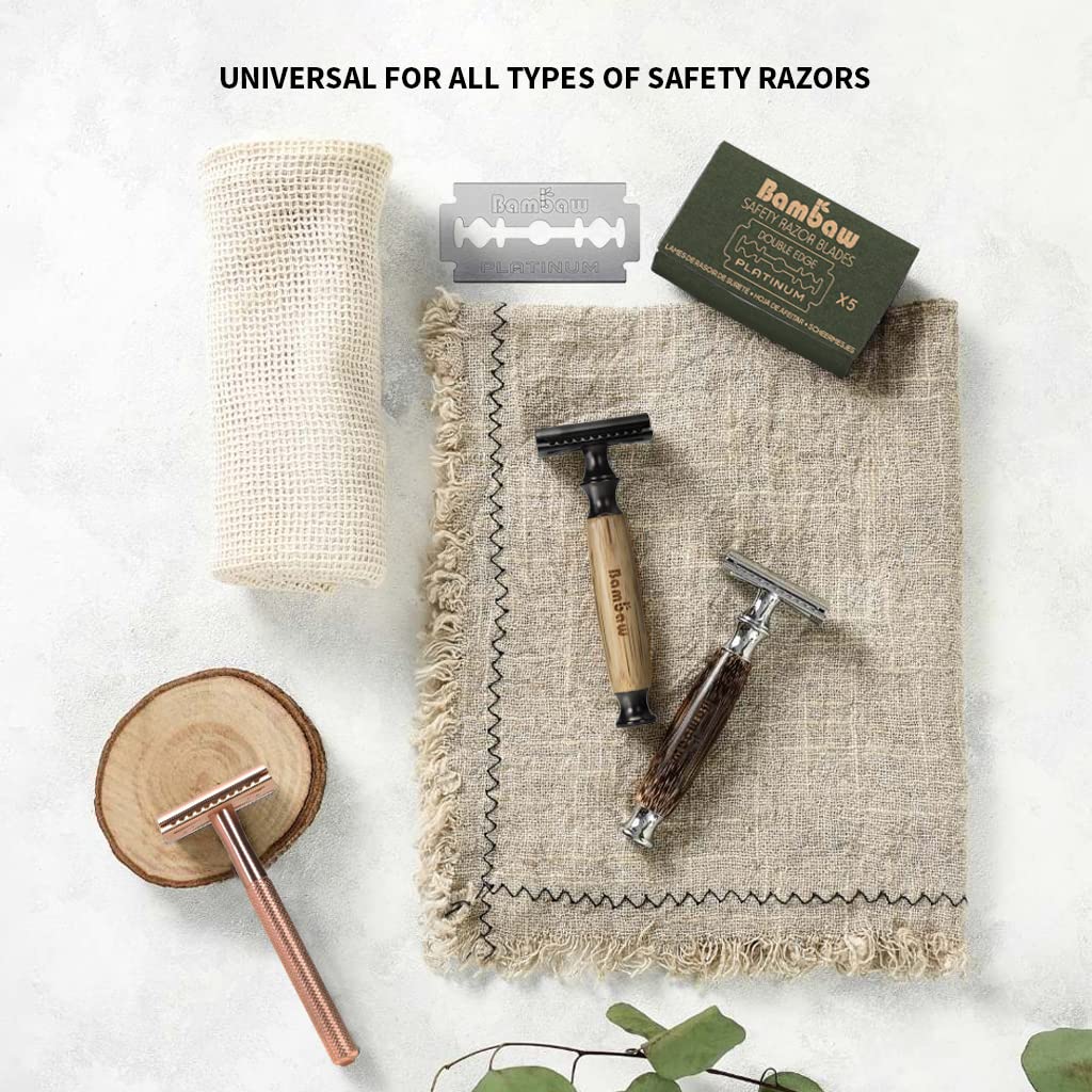 Bambaw razor blades with eco-friendly packaging