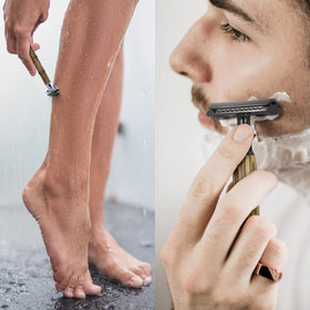 Bambaw safety razor in packaging showing eco-friendly design