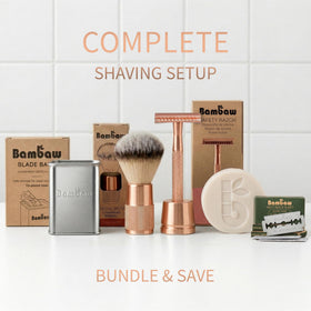 Bambaw safety razor showing its durable metal construction