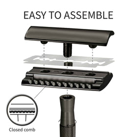 Bambaw Safety Razor with packaging and blades
