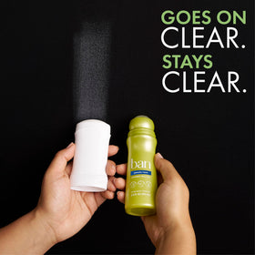 Ban Invisible Roll-On Antiperspirant Deodorant powder fresh scent packaging