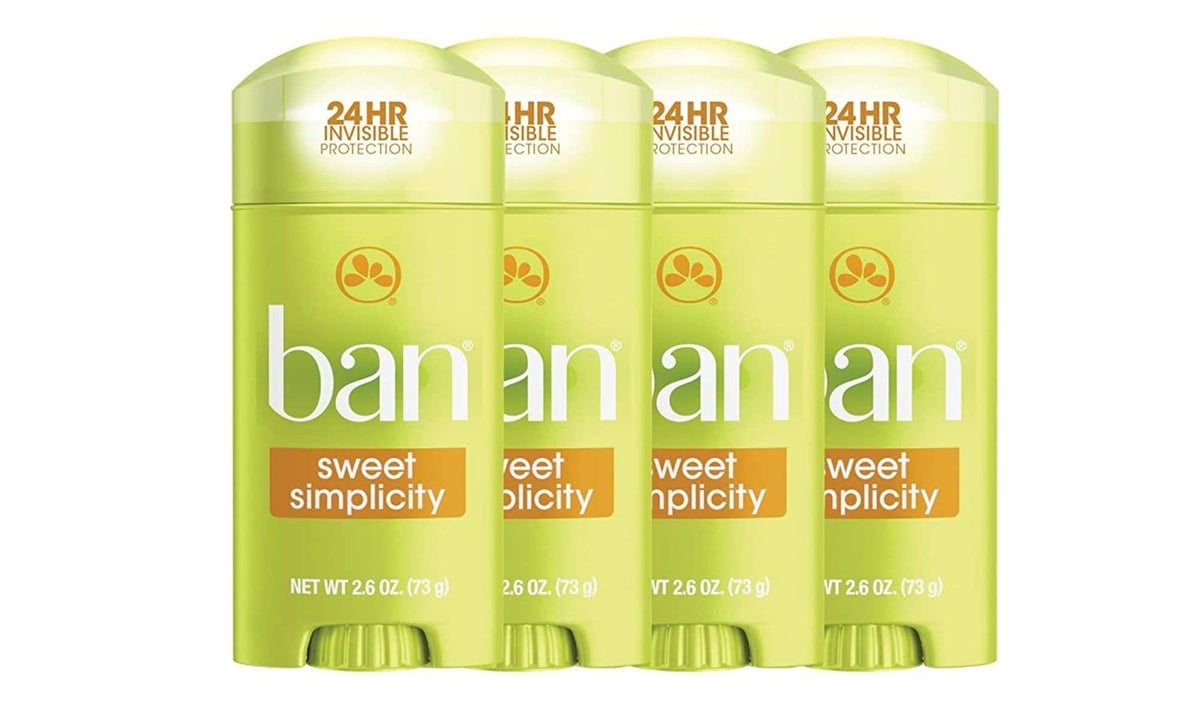 Ban Invisible Solid Antiperspirant Deodorant pack front view