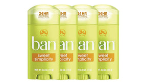 Ban Invisible Solid Antiperspirant Deodorant pack front view