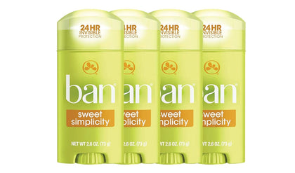 Ban Invisible Solid Antiperspirant Deodorant pack front view