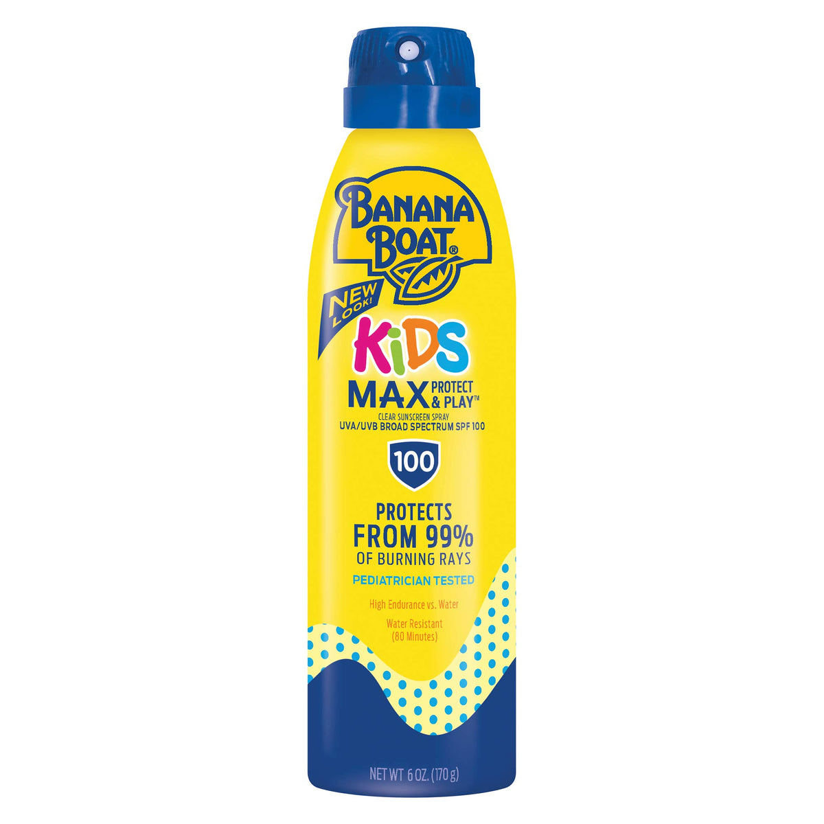 Banana Boat Kids Sunscreen Spray SPF 100 front view