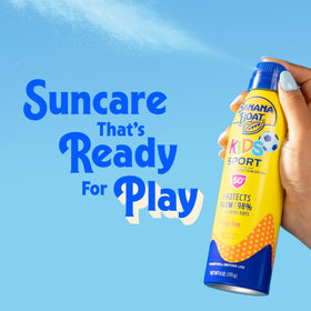 Banana Boat Kids Sunscreen Spray SPF 50 application on skin
