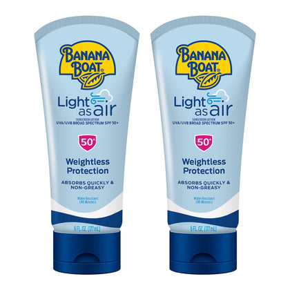 Banana Boat Light As Air Sunscreen Lotion SPF 50 front view