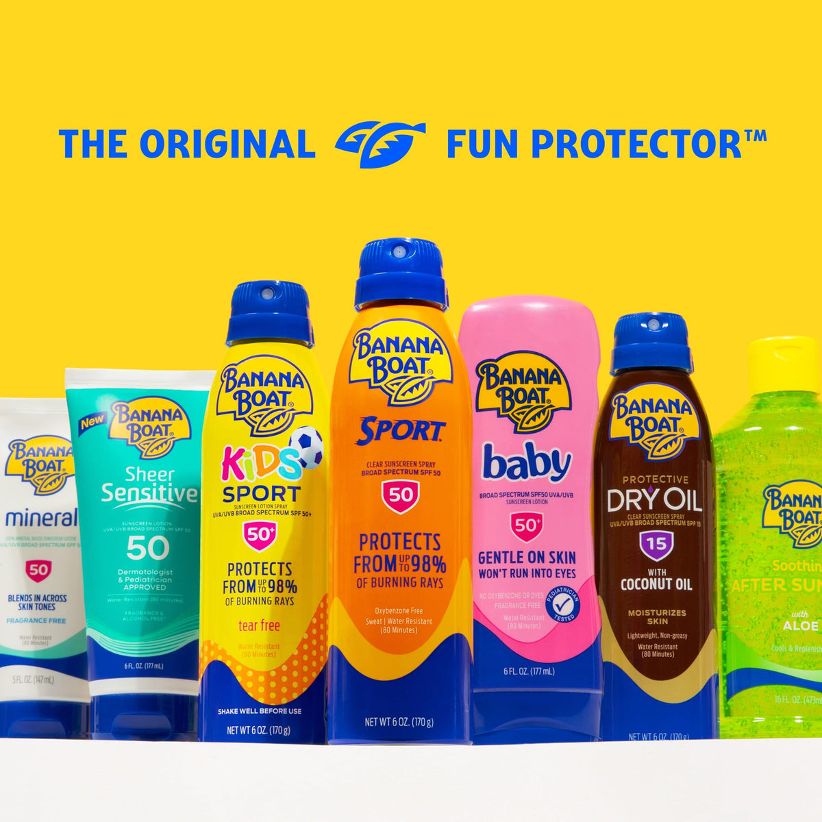 Banana Boat Soothing After Sun Gel in outdoor setting