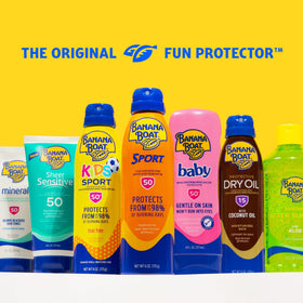 Banana Boat Soothing After Sun Gel in outdoor setting
