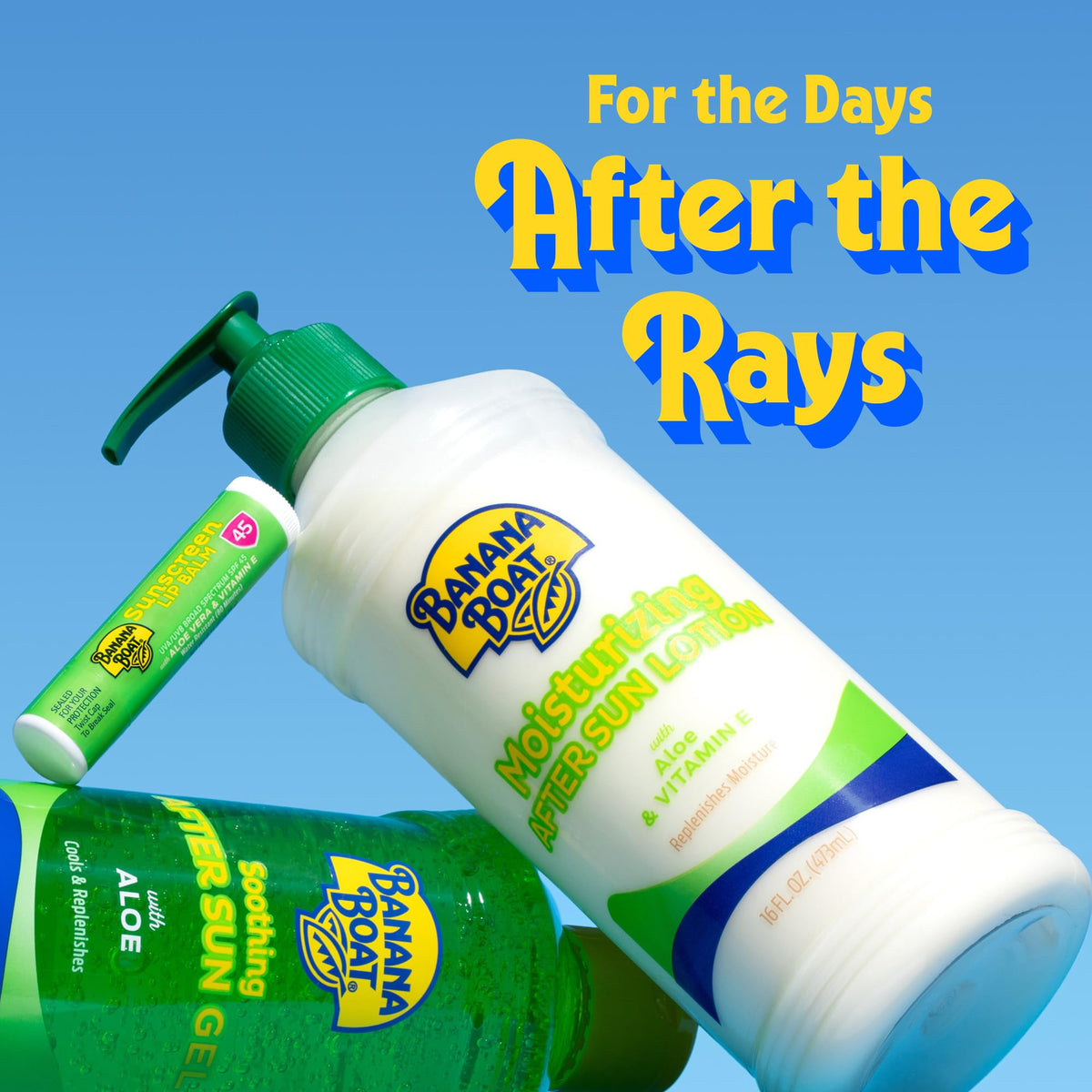 Banana Boat Soothing After Sun Gel texture close-up