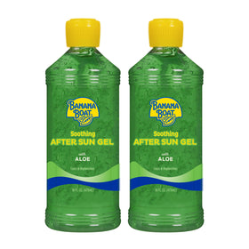 Banana Boat Soothing After Sun Gel twin pack front view