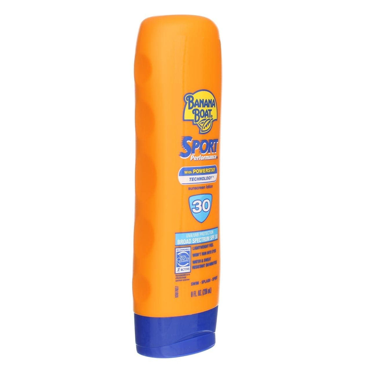 Banana Boat Sport Performance SPF 30 Sunscreen Lotion back view
