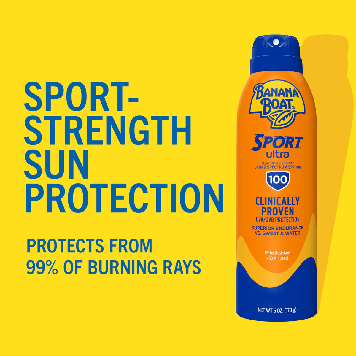 Banana Boat Sport SPF 100 Sunscreen Spray back view