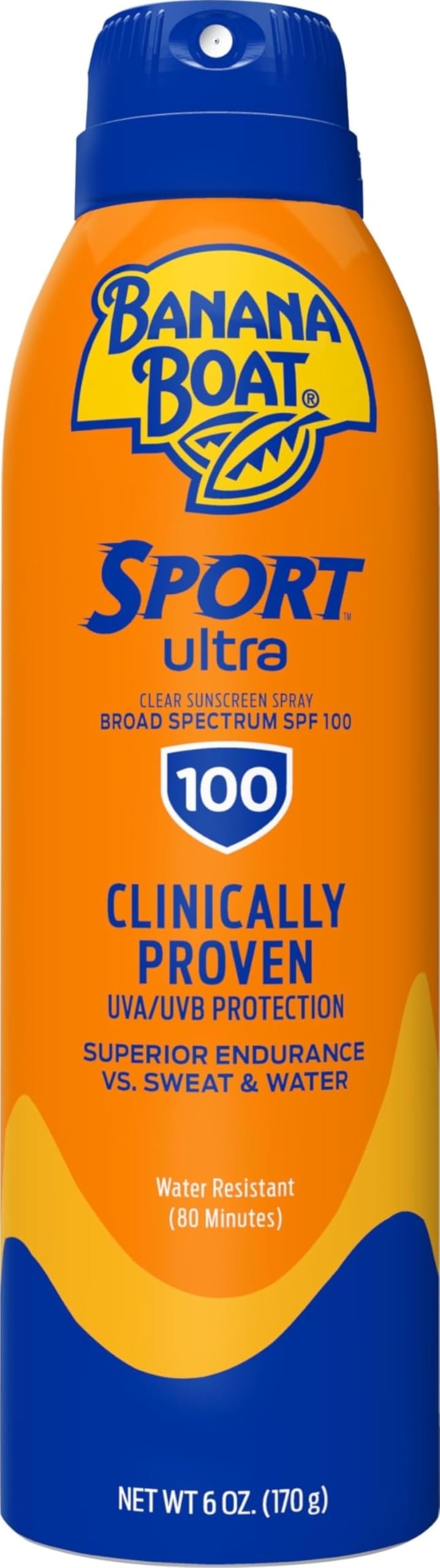 Banana Boat Sport SPF 100 Sunscreen Spray front view