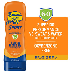 Banana Boat Sport SPF 60+ Sunscreen Lotion back view