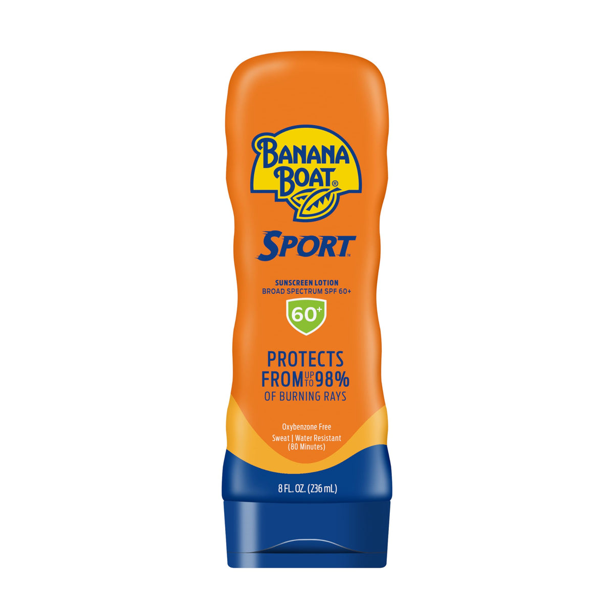 Banana Boat Sport SPF 60+ Sunscreen Lotion front view
