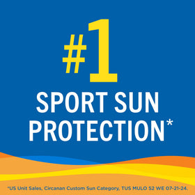 Banana Boat Sport SPF 60+ Sunscreen Lotion with beach background