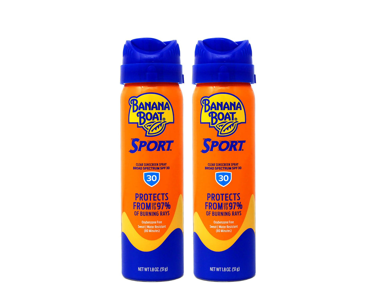 Banana Boat Sport Sunscreen SPF 30 Cool Zone 1.8oz front view