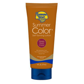 Banana Boat Summer Color Self Tanning Lotion 6 Fl Oz front view